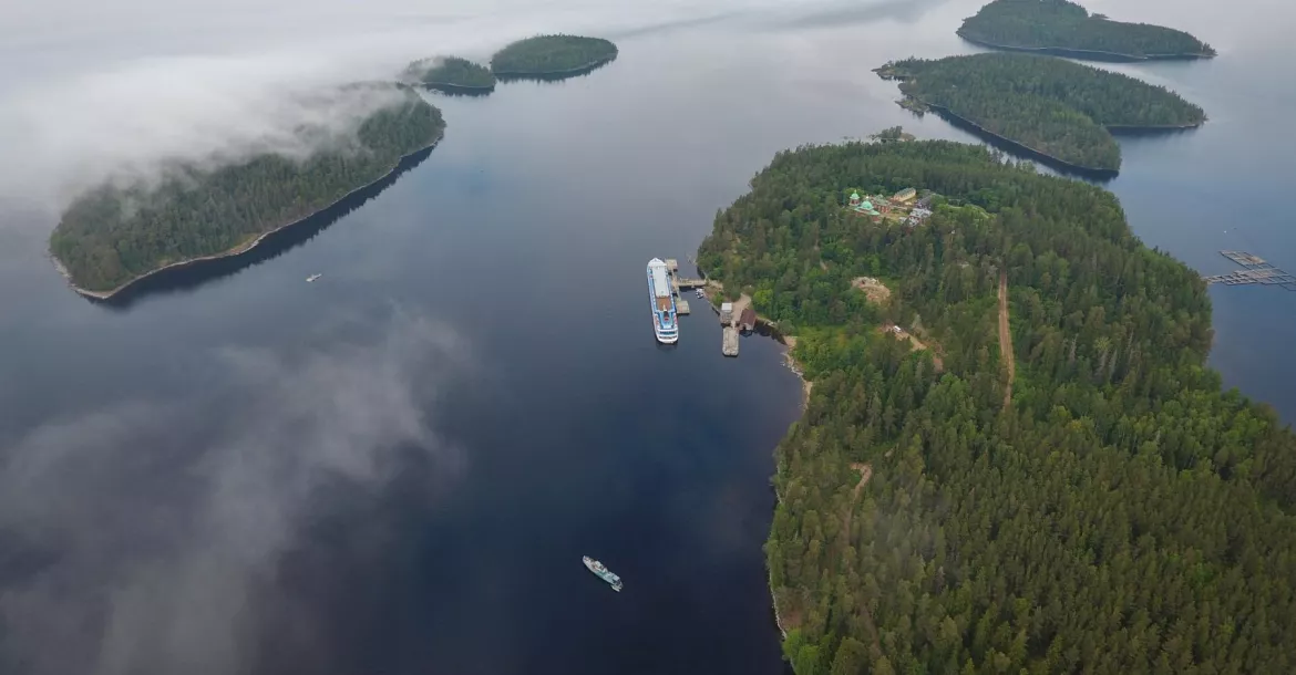 Islands of the Valaam Archipelago in Lake Ladoga, Russia. Photo by Stanislav Trofimov.