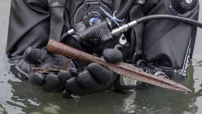 Artifacts from the 16th century Battle of Sudbischen. Photo by Stanislav Trofimov 