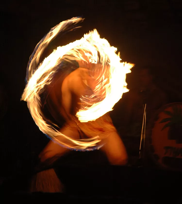 Fire dancer